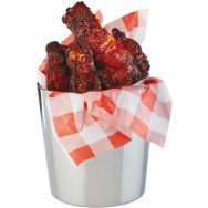 Lot de 12 Pot à frites à bord droit - Satiné - ? 8,5 cm