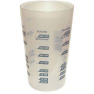 Lot de 12 Pot doseur en plastique gradué