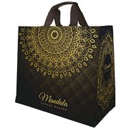 Lot de 12 Sac cabas en polypropylène tissé à mandala
