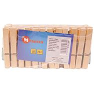 Lot de 12 Sachet de 24 pinces à linge en bois