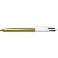 Lot de 12 Styllo bille BIC 4 Couleurs Shine GOLD - BIC