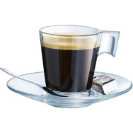 Lot de 12 Tasse à thé Aroma en verre trempé - 8 cL