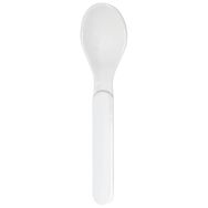 Lot de 12 cuillères 1er âge polypropylène - blanc