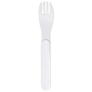 Lot de 12 fourchettes 1er âge polypropylène - blanc