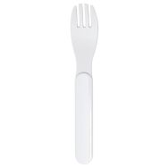Lot de 12 fourchettes copolyester blanches