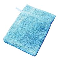 Lot de 12 gants de toilette éponge Wali 15 x 20 cm, coloris opaline