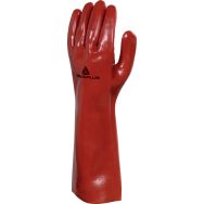 Lot de 12 paires Gant PVC longueur 40cm PVCC -Taille 10 - Rouge