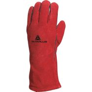 Lot de 12 paires Gant soudeur bovin CA515R -Taille 10 - Rouge