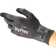 Lot de 12 paires Gants de manutention Hyflex 11840 Taille 8 Noir/gris