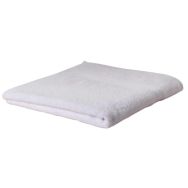 Lot de 12 serviettes éponge Léa 50x100 cm blanc