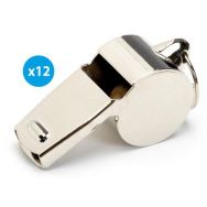 Lot de 12 sifflets métal