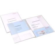 Lot de 15 Dossier de présentation XL A4: transparent