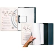 Lot de 15 Dossier porte-documents avec 5 cartes de séparation: noir