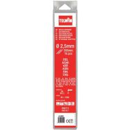 Lot de 15 Électrodes rutiles de diam. 2,5mm pour le soudage de l'acier