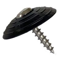 Lot de 200 Pastilles podotactiles à visser en inox - noir