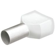 Lot de 200 embouts jumelés avec col en plastique pour câble 2x0,50mm²_ 97 99 370
