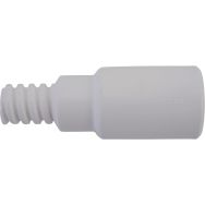 Lot de 20 Adaptateur, passage d'eau, Ø25 mm, 85 mm, Blanc