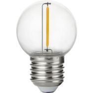 Lot de 20 Ampoule LED G45x68 E27 1W 55 lm coloris clair