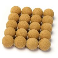 Lot de 20 Balles Liege Naturel