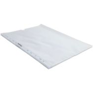 Lot de 20 Bloc de 50 pochettes perforées A4 cristal