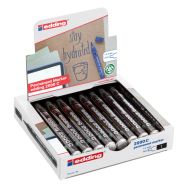 Lot de 20 Marqueur permanent noir Edding 2000C - Eco Pack