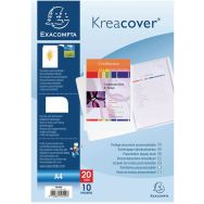 Lot de 20 Protège-documents en PP rigide kreacover® 20 vues A4