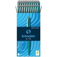 Lot de 20 Stylo bille - K15 - vert - 20 pcs - Schneider