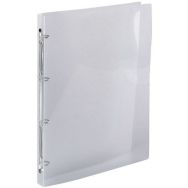 Lot de 20 classeurs 4 anneaux 15 mm polypropylène crystal - a4 Cristal