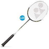 Lot de 20 raquettes Yonex MP2 isométrique