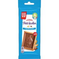 Lot de 23 Gateaux PETIT ECOLIER LU chocolat au lait- pocket par 3