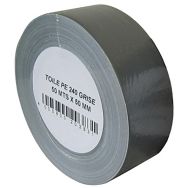 Lot de 24 Adhésif Toilé Pe 210 50 m X 48 mm Gris