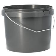 Lot de 24 Seau 10,3L Rond GL + Couvercle polypropylène