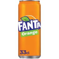 Lot de 24 canettes Fanta Orange 33 cl