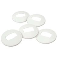 Lot de 25 caches de plafond PFA 9108 pour tube PUC 25 Blanc - Vogel's