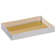 Lot de 25 Carton plat or