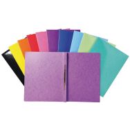 Lot de 25 Chemise à lamelle carte lustrée pelliculée Iderama - A4