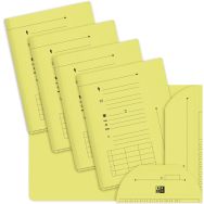 Lot de 25 Chemises index HV - Jaune