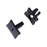 Lot de 25 Fixation universelle pour profilé alu T-clip - fente 10 mm
