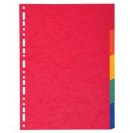 Lot de 25 Intercalaires carte lustrée 225g 5 positions - a4
