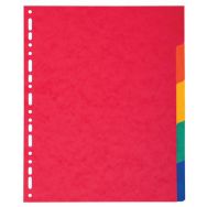 Lot de 25 Intercalaires carte lustrée 225g 5 positions - a4 maxi