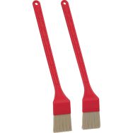 Lot de 25 Pinceau rouge toaster, 2 pièces, 395 mm, Medium, Rouge