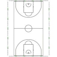 Lot de 25 taktifol terrain de basket