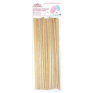 Lot de 25 bâtons en bois pour barbe à papa