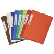 Lot de 25 chemises 3 rabats - Carton recyclé - 380 g/m2 - Assorti