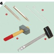 Lot de 25 piquets de tente