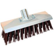 Lot de 2 Balai de cantonnier crynovil avec grattoir en tole - 32cm