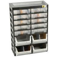 Lot de 2 Bloc-tiroirs VarioPlus Basic D à 10 tiroirs et 7 séparateurs