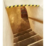 Lot de 2 Boudin d'angle - Noir/Jaune - 75x4cm