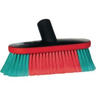 Lot de 2 Brosse à passage d'eau, 230 mm, Souple/fleuré, Noir