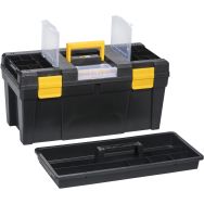 Lot de 2 Caisse à outils McPlus Promo 23 noire et jaune 33L